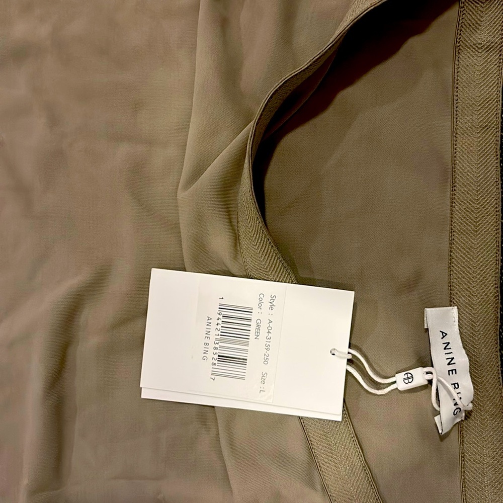 Anine Bing Elise skirt in Green Khaki new with tags - Picture 7 of 7